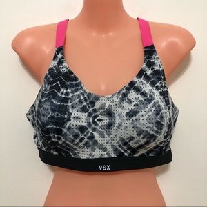 Victoria’s Secret VSX Sport Bra Yoga Workout Gym Abstract Exercise